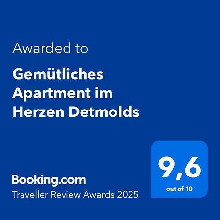 Gemuetliches Apartment Im Herzen Detmolds Eksteriør bilde